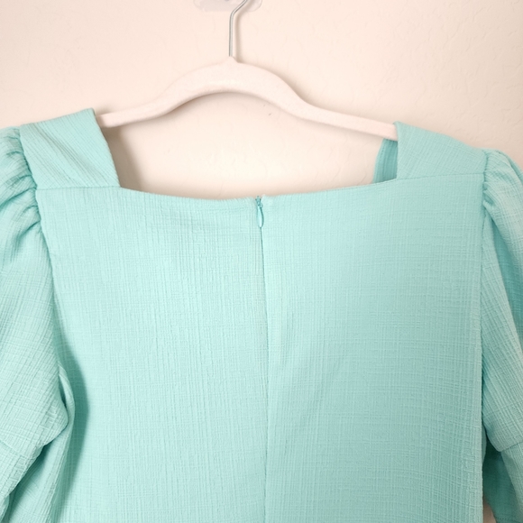 ViVi by Violet Weekend Teal Empire Waist Dress L - Picture 4 of 4